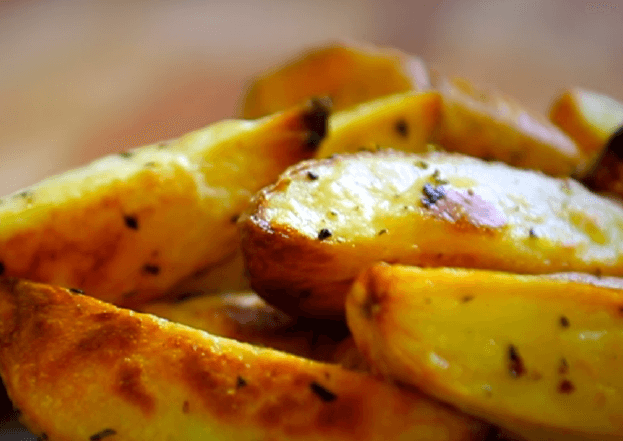 Batatas assadas com alecrim