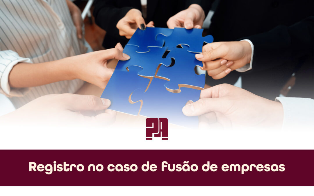 Registro no caso de fusão de empresas